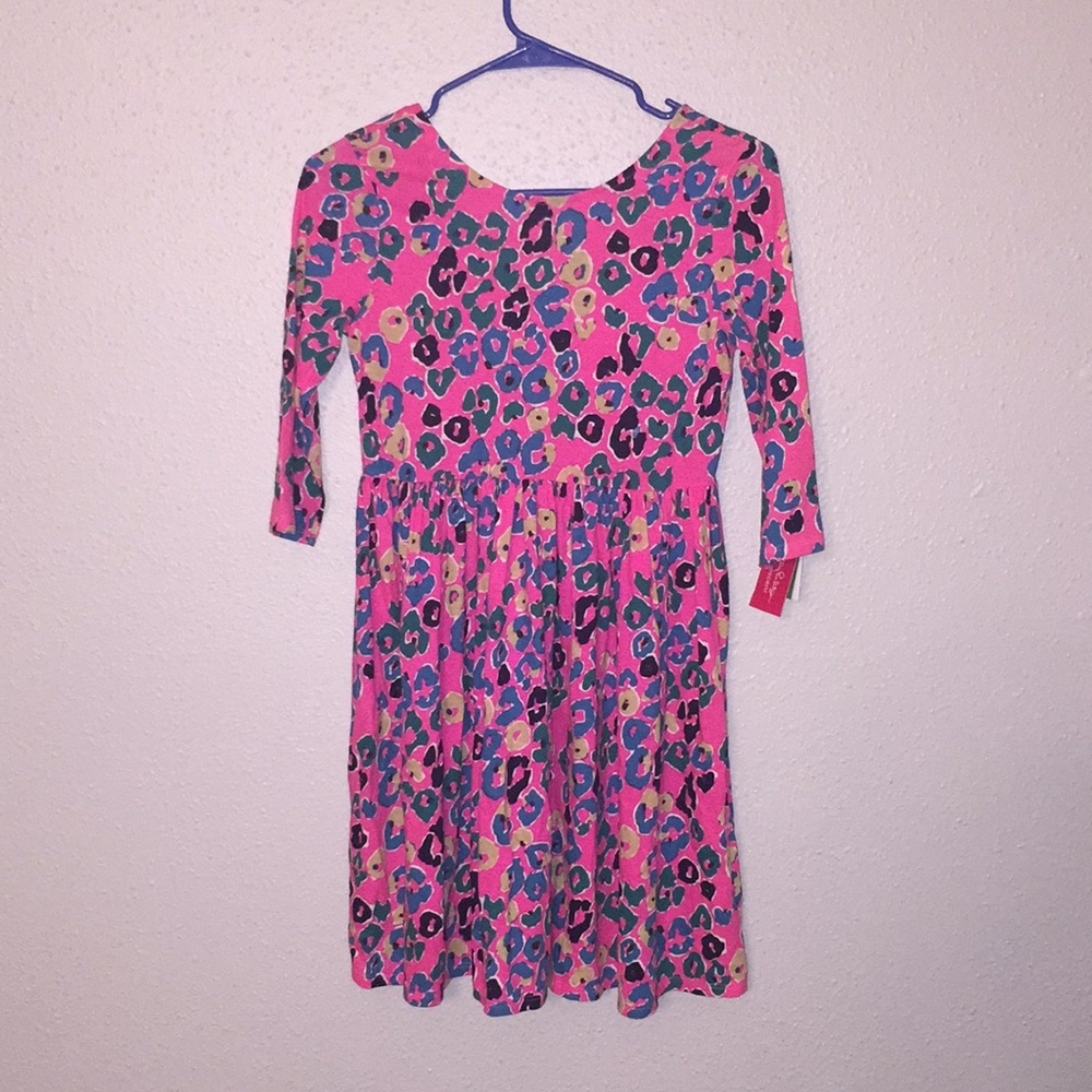 Colorful fluorescent Lily dress